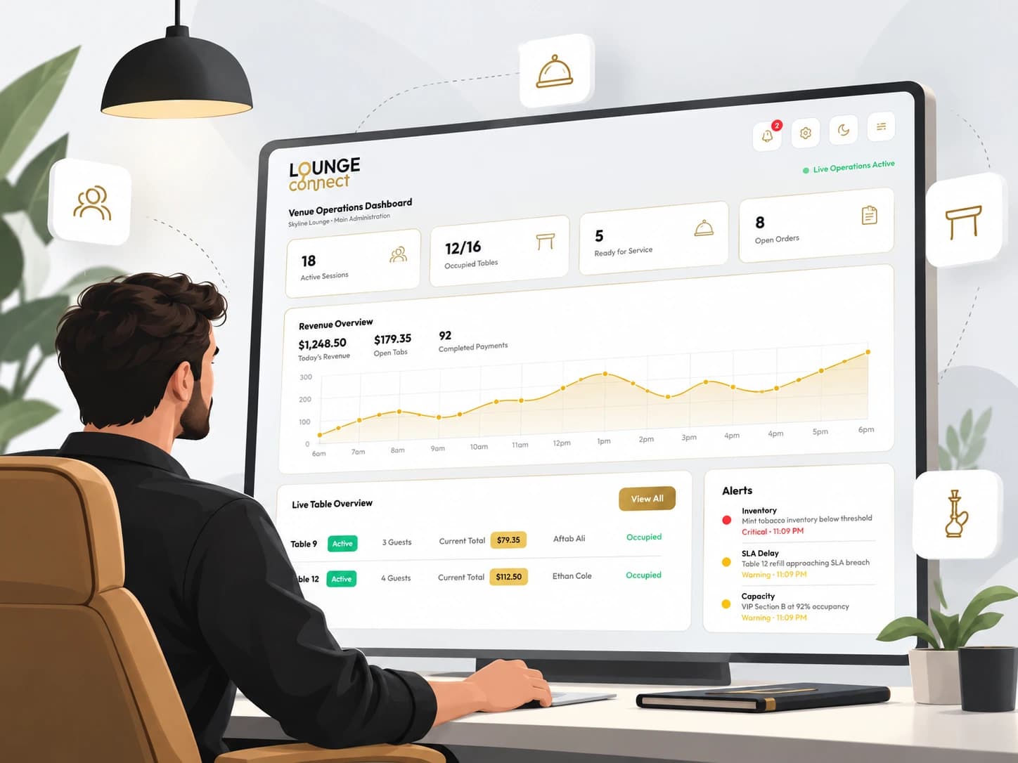Manager & admin workspace preview